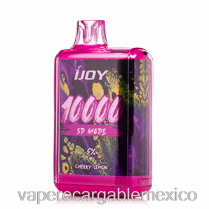 Vape Recargable Ijoy Bar Sd10000 Desechable Cereza Limon